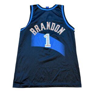 Vintage Champion NBA Cleveland Cavaliers Terrell Brandon Basketball Jersey Sz 44